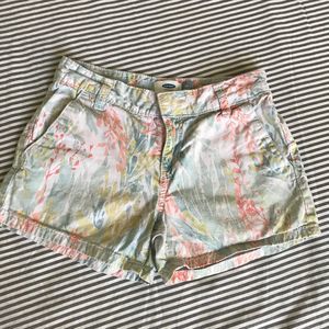🌵Old Navy Shorts Pastel Print Short Chino 10 Reg